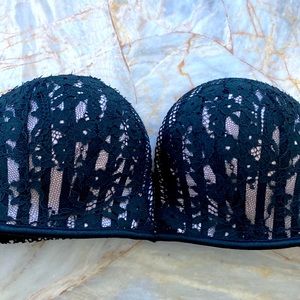 Victoria Secret Bombshell Add-2-Cups Push-Up Bra 32B Strapless Bra